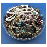 About 8.75 Pounds of Mostly Vntg Costume Jewelry