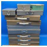 Lot of Metal Lockboxes and More