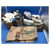 Duck Shower Curtain & New Caps & Box of Ties