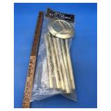 Vintage Never Used Brass/Brass Look Wind Chimes