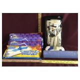 Assorted lot of Cleaning Supplies & Soccer Glove