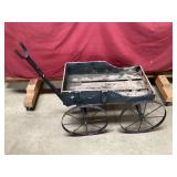 Nice Wood and Metal Rolling Cart