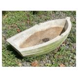 Outdoor Concrete Boat Planter
