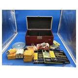 Vintage Travel Case With Vintage Kodak Reels/More