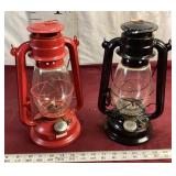 Two Kerosene Oil Lanterns