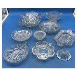 Clear Vintage Pattern Glass