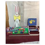 Pokémon Chair, New Canopy, Wood Bunny