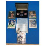 Obama Change Coins, Basketball Football Cards