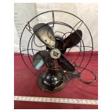Antique Metal Fan by R & M