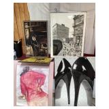 Artwork, Prints, Bike Sign