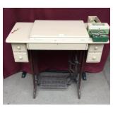 Antique Singer Treadle Base Sewing Machine