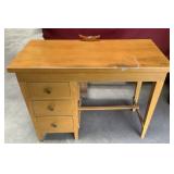 Nice Vintage Solid Maple Desk
