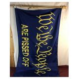 Sign on Pole, We The People are Pissed Off