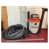 Rigid, Wet, Dry Vac 6 Gallon with 2 Extra Hoses