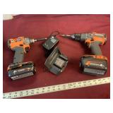 Rigid Battery Operated Drills 18 V, Lithium