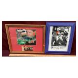 2 Framed & Signed Sports Photos: NASCAR & Redskins