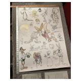 Warner Bros. Studios Park West Offset Lithograph