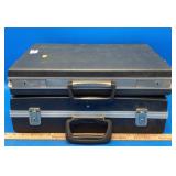 2 Hard Plastic Briefcases: 1 is Samsonite