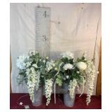 Gorgeous Lighted Faux Flower Arrangements