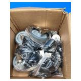 Box of Caster Wheels & Hardware