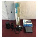 Canon A-1 Camera, Polaroid Spectra Two Camera