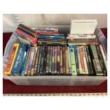 Assorted DVDs & Wii Console