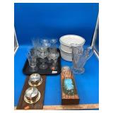 Beautiful Glassware, Barometer, Hand Painted