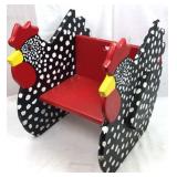 Hand Painted Rooster Child