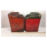 Pair of US Military 5 Gallon Fuel Cans