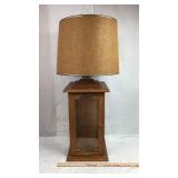Electric Lamp with Cabinet Base