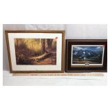 Framed Wilderness Prints (2 Pieces)