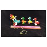 Vintage Fisher Price Gabby Goofies Pull Toy