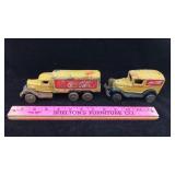Cast Iron Coca-Cola Trucks