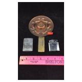 Vintage Lighters and Brass Chile Hat
