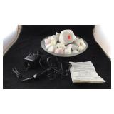 Lights, Fog and Water Table Top Fountain