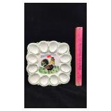 Italian Rooster Deviled Egg Plate