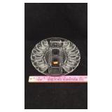 Clear Glass Deviled Egg Plate