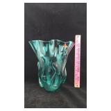 Light Blue Tinted Glass Vase