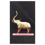 Brass Elephant Figure