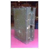 Vintage military steamer style trunk