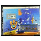 1967 United States Coin & Stamp Set