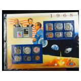 1968 United States Coin & Stamp Set