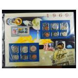 1969 United States Coin & Stamp Set