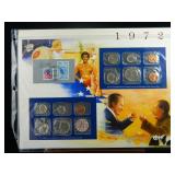 1972 United States Coin & Stamp Set