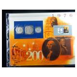 1976 United States Coin & Stamp Set