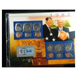 1987 United States Coin & Stamp Set