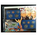 2000 United States Coin & Stamp Set