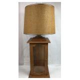 Electric Lamp with Cabinet Base