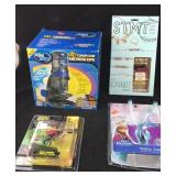 4 New Toys-Microscope, Jewelry Kit, Walkie Talkies