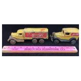 Cast Iron Coca-Cola Trucks